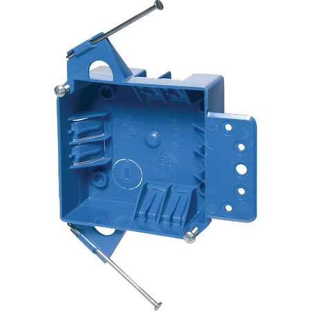 Abb Electrical Box, 18 cu in, Square Box Type, Thermoplastic, Square Shape B418AR-UPC